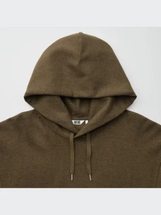 Sudadera con capucha de camiseta de manga larga de jersey cepillado para hombre