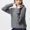 Sudadera con capucha de punto trenzado lavable para mujer Sudadera con capucha de punto trenzado lavable para mujer