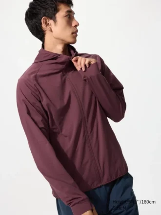 Sudadera con capucha y cremallera completa DRY-EX con protección UV para hombre Sudadera con capucha y cremallera completa DRY-EX con protección UV para hombre