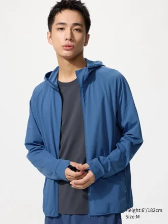 Sudadera con capucha y cremallera completa DRY-EX con protección UV para hombre Sudadera con capucha y cremallera completa DRY-EX con protección UV para hombre