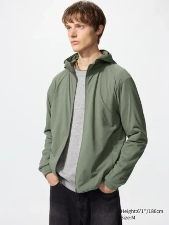 Sudadera con capucha y cremallera completa DRY-EX con protección UV para hombre Sudadera con capucha y cremallera completa DRY-EX con protección UV para hombre