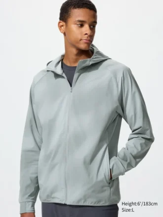 Sudadera con capucha y cremallera completa DRY-EX con protección UV para hombre | Imprimir Sudadera con capucha y cremallera completa DRY-EX con protección UV para hombre | Imprimir