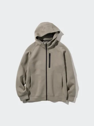 Sudadera con capucha y cremallera completa Dry Stretch para hombre