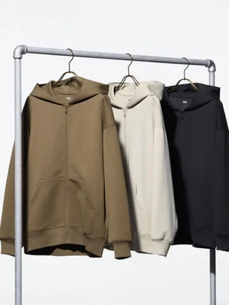 Sudadera con capucha y cremallera completa Dry Sweat para mujer