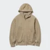 Sudadera con capucha y cremallera completa HEATTECH con forro de felpa para hombre Sudadera con capucha y cremallera completa HEATTECH con forro de felpa para hombre