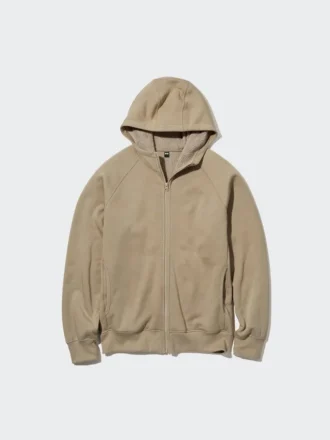 Sudadera con capucha y cremallera completa HEATTECH con forro de felpa para hombre