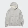 Sudadera con capucha y cremallera completa HEATTECH con forro de felpa para hombre Sudadera con capucha y cremallera completa HEATTECH con forro de felpa para hombre