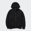 Sudadera con capucha y cremallera completa HEATTECH con forro de felpa para hombre Sudadera con capucha y cremallera completa HEATTECH con forro de felpa para hombre