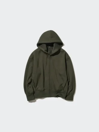 Sudadera con capucha y cremallera completa HEATTECH con forro de felpa para mujer Sudadera con capucha y cremallera completa HEATTECH con forro de felpa para mujer
