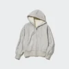 Sudadera con capucha y cremallera completa HEATTECH con forro de felpa para mujer Sudadera con capucha y cremallera completa HEATTECH con forro de felpa para mujer
