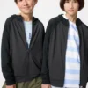 Sudadera con capucha y cremallera completa Kids AIRism con protección UV
