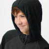 Sudadera con capucha y cremallera completa Kids AIRism con protección UV