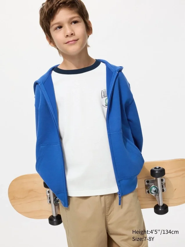 Sudadera con capucha y cremallera completa Kids Dry Sweat Sudadera con capucha y cremallera completa Kids Dry Sweat