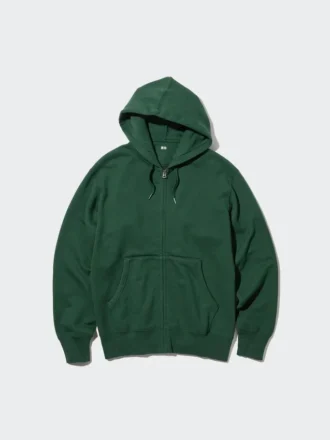 Sudadera con capucha y cremallera completa para hombre