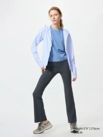 Sudadera con capucha y cremallera completa Ultra Stretch AIRism con protección UV para mujer Sudadera con capucha y cremallera completa Ultra Stretch AIRism con protección UV para mujer