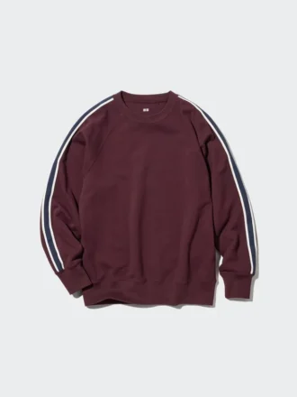 Sudadera de manga larga con rayas laterales para hombre