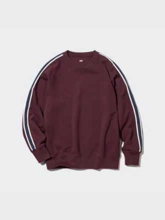 Sudadera de manga larga con rayas laterales para hombre