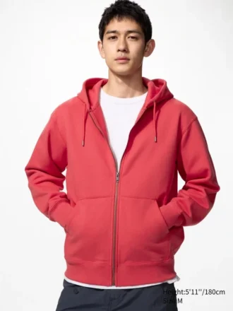 Sudadera unisex con capucha y cremallera completa