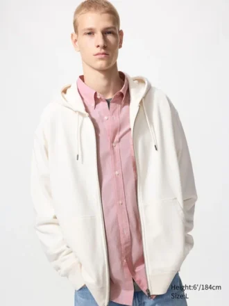 Sudadera unisex con capucha y cremallera completa