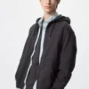 Sudadera unisex con capucha y cremallera completa Sudadera unisex con capucha y cremallera completa