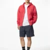 Sudadera unisex con capucha y cremallera completa