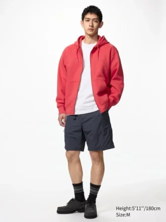 Sudadera unisex con capucha y cremallera completa