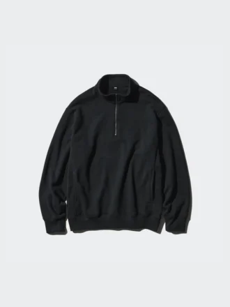 Sudadera unisex con media cremallera