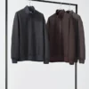 Sudadera unisex con medio cierre y tejido cepillado Sudadera unisex con medio cierre y tejido cepillado