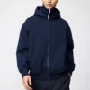 Sudadera unisex oversize con capucha y cremallera completa