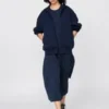 Sudadera unisex oversize con capucha y cremallera completa