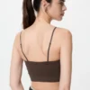 Sujetador bandeau sin aros con canalé para mujer Sujetador bandeau sin aros con canalé para mujer