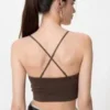Sujetador bandeau sin aros con canalé para mujer Sujetador bandeau sin aros con canalé para mujer