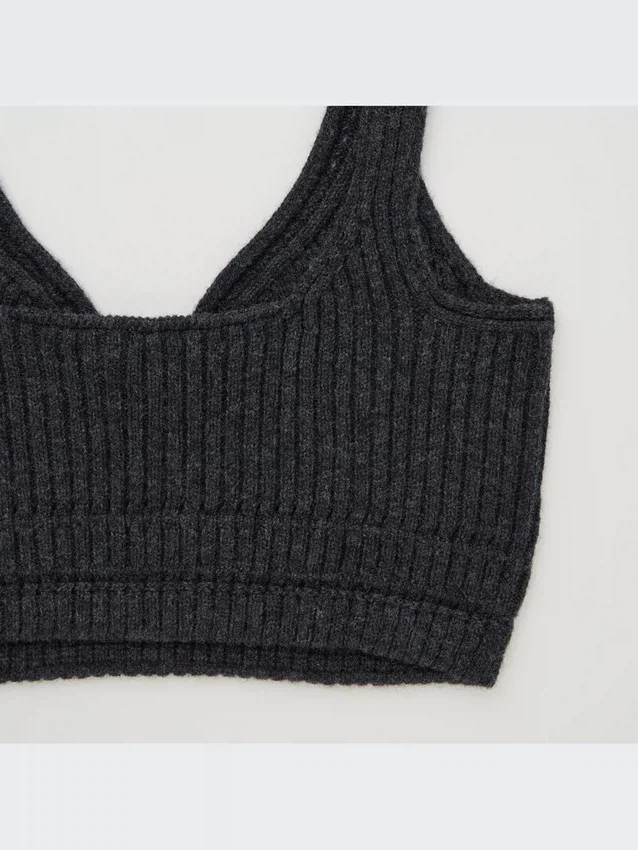 Sujetador de punto 3D Knit acanalado para mujer Sujetador de punto 3D Knit acanalado para mujer