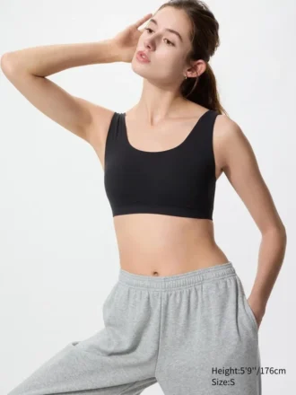 Sujetador deportivo sin aros para mujer