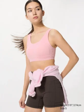 Sujetador deportivo sin aros para mujer