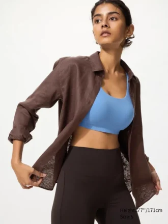 Sujetador deportivo sin aros para mujer