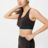 Sujetador deportivo sin aros para mujer | Rayas Sujetador deportivo sin aros para mujer | Rayas