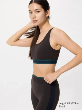 Sujetador deportivo sin aros para mujer | Rayas