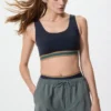Sujetador deportivo sin aros para mujer | Rayas Sujetador deportivo sin aros para mujer | Rayas