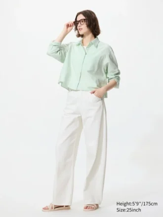 Vaqueros de corte acampanado para mujer | Talla alta
