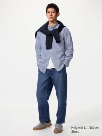 Vaqueros de tobillo holgados para hombre
