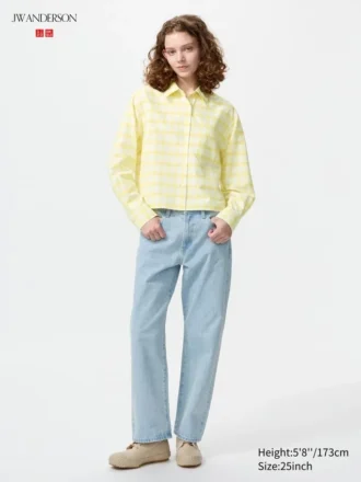 Vaqueros rectos para mujer | Pantalones cortos Vaqueros rectos para mujer | Pantalones cortos