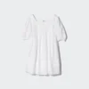 Vestido de algodón Dobby para mujer