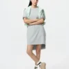 Vestido de camiseta oversize bicolor para mujer Vestido de camiseta oversize bicolor para mujer