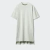 Vestido de camiseta oversize bicolor para mujer Vestido de camiseta oversize bicolor para mujer