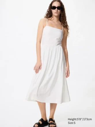 Vestido de camisola con sujetador AIRism de algodón para mujer