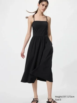 Vestido de camisola con sujetador AIRism de algodón para mujer