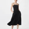 Vestido de camisola con sujetador AIRism de algodón para mujer