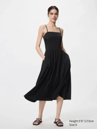 Vestido de camisola con sujetador AIRism de algodón para mujer