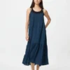Vestido de camisola con volantes para mujer Vestido de camisola con volantes para mujer